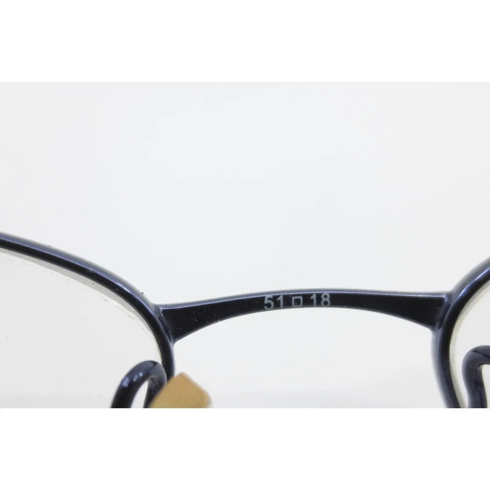 Capezio CZ 23 Royal Blue Oval Metal Eyeglass Frames 51-18-135 Full Rim Eyewear